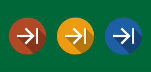 Arrows in circles showing step 1 step 2 step 3
