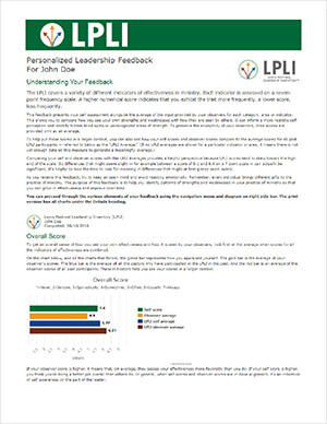 Download a sample Personalized Leadership Profile
